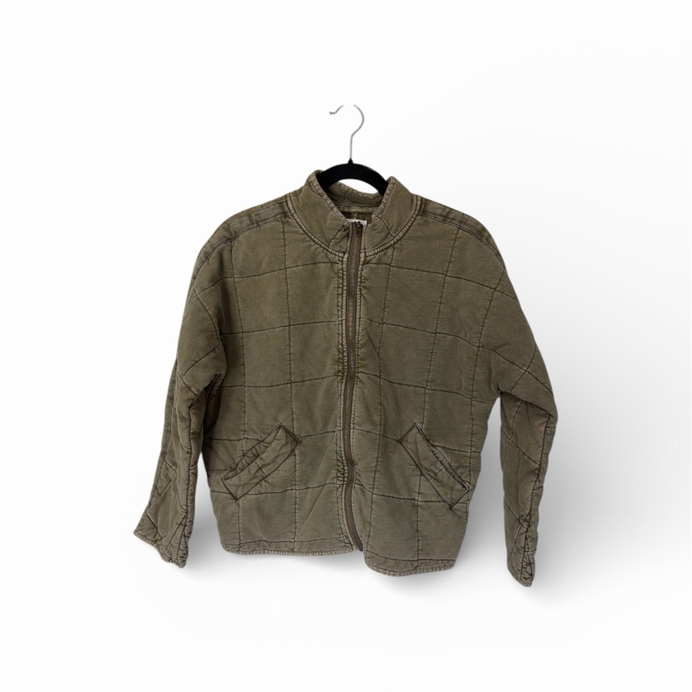 Olive Quilted‎ Jacket